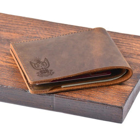 33rd Degree Scottish Rite Wallet - Wings Up Genuine Leather Bifold - Bricks Masons