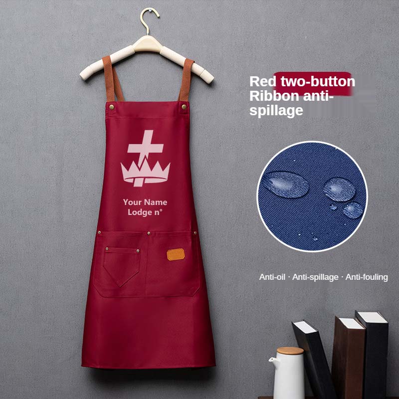 Knights Templar Commandery Work Apron - Various Colors - Bricks Masons