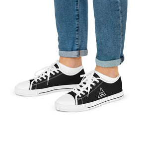 32nd Degree Scottish Rite Sneaker - Low Top Black & White - Bricks Masons