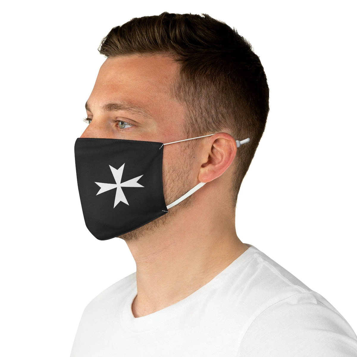 Order Of Malta Commandery Face Mask - Two layers of cloth - Bricks Masons