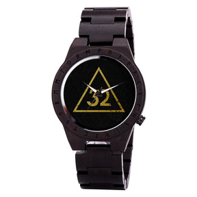 32nd Degree Scottish Rite Wristwatch - Various Colors - Bricks Masons