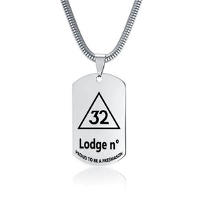 32nd Degree Scottish Rite Necklace - (Various Colors) - Bricks Masons