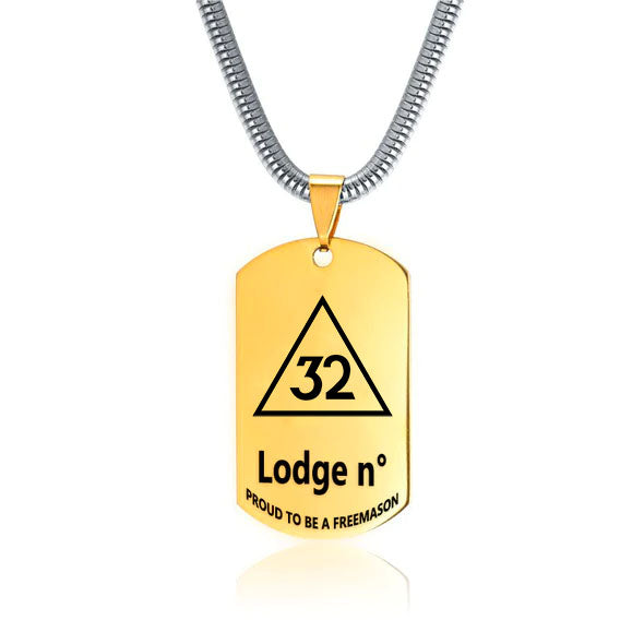 32nd Degree Scottish Rite Necklace - (Various Colors) - Bricks Masons