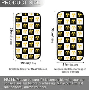 32nd Degree Scottish Rite Car Armrest - Wings Down Various Sizes - Bricks Masons