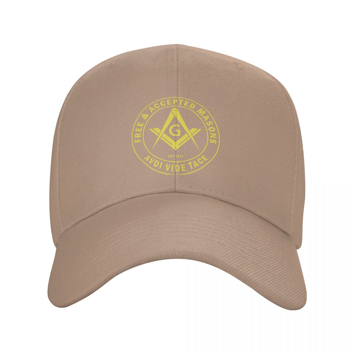 Master Mason Blue Lodge Baseball Cap - AVDI VIDE TACE Free Accepted Masons (Multiple Colors) - Bricks Masons