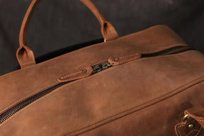 Royal Arch Chapter Travel Bag - (Dark Brown/Camel) - Bricks Masons