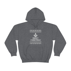 Master Mason Blue Lodge Hoodie - Ugly Merry Christmas - Bricks Masons