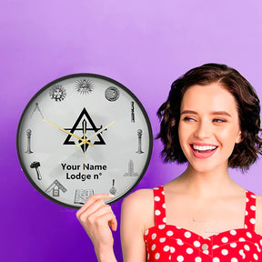 Council Clock - Frame with LED - Bricks Masons