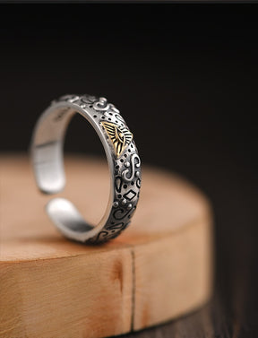 Eye Of Providence Ring - Adjustable 925 Sterling Silver - Bricks Masons