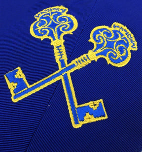 Immediate Past Master Blue Lodge Collar - Royal Blue - Bricks Masons