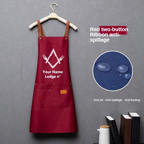 Master Mason Blue Lodge Work Apron - Various Colors - Bricks Masons