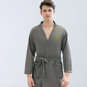 Past Master Blue Lodge Bathrobe - Various Colors - Bricks Masons