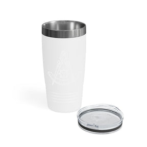Past Master Blue Lodge California Regulation Ringneck Tumbler - 20oz Various Colors - Bricks Masons