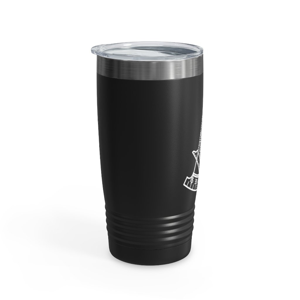 Past Master Blue Lodge California Regulation Ringneck Tumbler - Various Colors 20oz - Bricks Masons