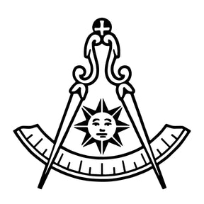 Past Master Blue Lodge California Regulation Wallet - Leather Various Colors - Bricks Masons