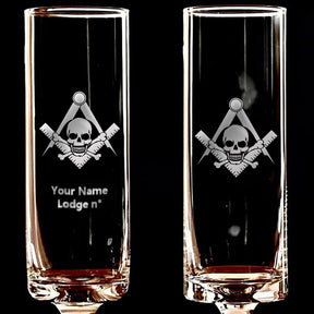 Widows Sons Champagne Flute - 2 Pieces Set - Bricks Masons