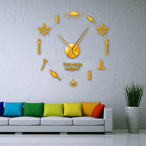 Widows Sons Clock - Frameless Design - Bricks Masons